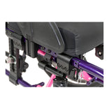 Zippie X'CAPE VersaRail seat rail with mounted parts