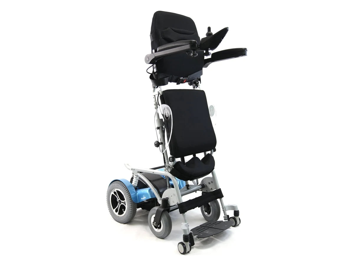 Karman XO-202 full electric standing wheelchair in the standing position