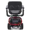 LiteRider GL111 Red__NEW SEAT_BACK LiteRider 3-Wheel mobility scooter with a padded seat, large front basket, and three sturdy wheels, designed for easy indoor and outdoor use.