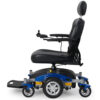 Golden Compass Sport Power Wheelchair with captain’s seat, center-wheel drive, and flat-free tires for all-terrain mobility.