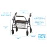 Mighty Mack Heavy Duty Rolling Walker