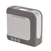 iGO2 Portable Oxygen Concentrator (Model 125D) featuring a compact design, SmartDose technology, Bluetooth connectivity, and a protective rugged overmold. Weighs less than 5 lbs.