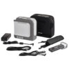 iGO2 Portable Oxygen Concentrator (Model 125D) featuring a compact design, SmartDose technology, Bluetooth connectivity, and a protective rugged overmold. Weighs less than 5 lbs.
