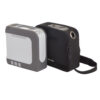 iGO2 Portable Oxygen Concentrator (Model 125D) featuring a compact design, SmartDose technology, Bluetooth connectivity, and a protective rugged overmold. Weighs less than 5 lbs.
