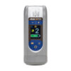 iGO2 Portable Oxygen Concentrator (Model 125D) featuring a compact design, SmartDose technology, Bluetooth connectivity, and a protective rugged overmold. Weighs less than 5 lbs.