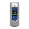 5001-6 iGO2 Portable Oxygen Concentrator (Model 125D) featuring a compact design, SmartDose technology, Bluetooth connectivity, and a protective rugged overmold. Weighs less than 5 lbs.