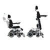 Phoenix Power Standing Wheelchair Phoenix Power Standing Wheelchair, showing power-assisted standing, reclining backrest, and LED lights for nighttime safety.