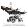 Draco Standing Wheelchair, electric standing wheelchair, reclining wheelchair, 18.5-mile range wheelchair, multi-function wheelchair