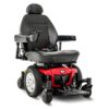 Jazzy 600 ES Power Wheelchair with high-back seat, mid-wheel drive, and 14-inch tires.