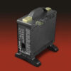 MK 8AMP Battery Charger for power chairs and scooters, featuring LED indicators and a 3-pin XLR connector for safe and efficient charging.