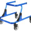 Drive Medical Moxie GT Gait Trainer with adjustable height, aluminum frame, and padded forearm supports.