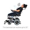 Phoenix Power Standing Wheelchair Phoenix Power Standing Wheelchair, showing power-assisted standing, reclining backrest, and LED lights for nighttime safety.