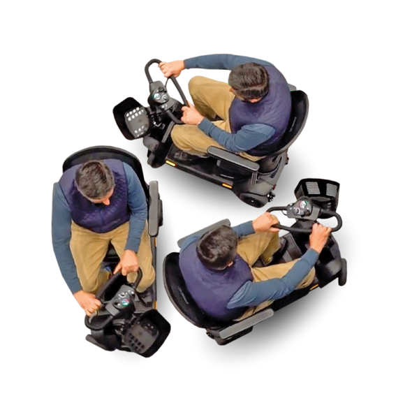 The Victory 10 4-Wheel is a high-performance mobility scooter with a 400 lbs capacity, 16 miles per charge, and smooth all-terrain handling. Call us at 1-855-HIELINE for details!