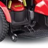 Jazzy Elite HD power wheelchair with large 14-inch flat-free tires and padded high-back seat.