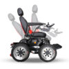 All Terrain PW-4x4Q electric wheelchair with a rugged design, 4-wheel drive system, and advanced suspension for off-road mobility.
