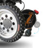 All Terrain PW-4x4Q electric wheelchair with a rugged design, 4-wheel drive system, and advanced suspension for off-road mobility.