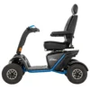 Baja Wrangler 2 Baja Wrangler 2 all-terrain mobility scooter with large wheels, a padded captain’s seat, and high ground clearance, designed for outdoor use and rugged terrain.