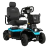 PX4 4-Wheel Mobility Scooter featuring a sturdy design, wide base for stability, ergonomic seating, and large wheels for smooth, reliable performance on various terrains.