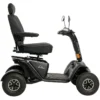 Wrangler 7 Baja Wrangler 2 all-terrain mobility scooter with large wheels, a padded captain’s seat, and high ground clearance, designed for outdoor use and rugged terrain.