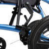 Strongback Excursion 12 Transport Chair with 12-inch rear wheels, featuring an ergonomic design, lightweight frame, and foldable portability for easy indoor and outdoor use.