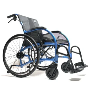 STRONGBACK 24HD Heavy Duty Wheelchair with ergonomic backrest, reinforced frame, and quick-release 24-inch wheels.
