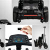 GoGo Carbon lightweight folding scooter featuring a sleek carbon fiber frame, designed for easy portability and compact storage, ideal for daily mobility needs.