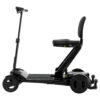 GoGo Carbon lightweight folding scooter featuring a sleek carbon fiber frame, designed for easy portability and compact storage, ideal for daily mobility needs.