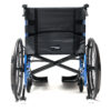 A heavy-duty wheelchair with ergonomic posture support, 24-inch rear wheels, reinforced frame, and an extra-wide seat, designed for durability and high weight capacity.