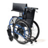 A heavy-duty wheelchair with ergonomic posture support, 24-inch rear wheels, reinforced frame, and an extra-wide seat, designed for durability and high weight capacity.