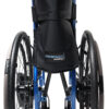 A heavy-duty wheelchair with ergonomic posture support, 24-inch rear wheels, reinforced frame, and an extra-wide seat, designed for durability and high weight capacity.