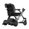 A lightweight, foldable electric wheelchair with dual 180W motors, 8-inch front wheels, 9-inch rear pneumatic wheels, and a sleek design for versatile indoor and outdoor use.