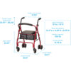 Classic – 4276PL Specs Nova Cruiser Classic Rollator