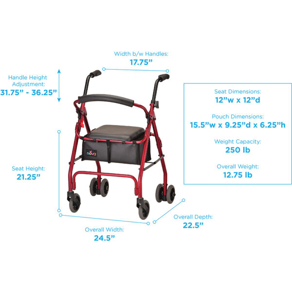 Nova Cruiser Classic Rollator