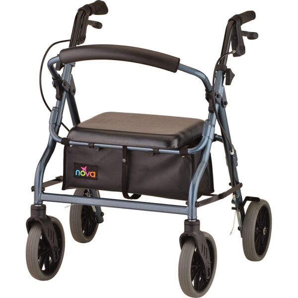Nova Zoom 18 Rollator – Lightweight, Perfrct for Shorter Users