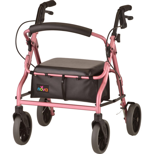 Nova Zoom 18 Rollator – Lightweight, Perfrct for Shorter Users