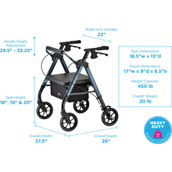 STAR HD Petite Rollator