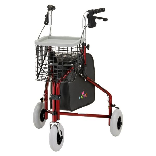 Nova Traveler 3-Wheel Walker – Lightweight, Foldable