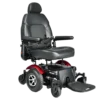 Vision Super Power Chair by Merits Health with mid-wheel drive design, ergonomic captain's seat, and rugged 12-inch tires.