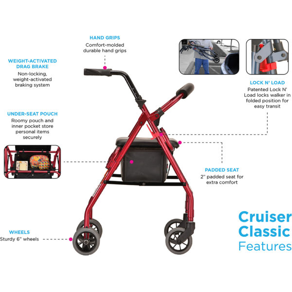 Nova Cruiser Classic Rollator