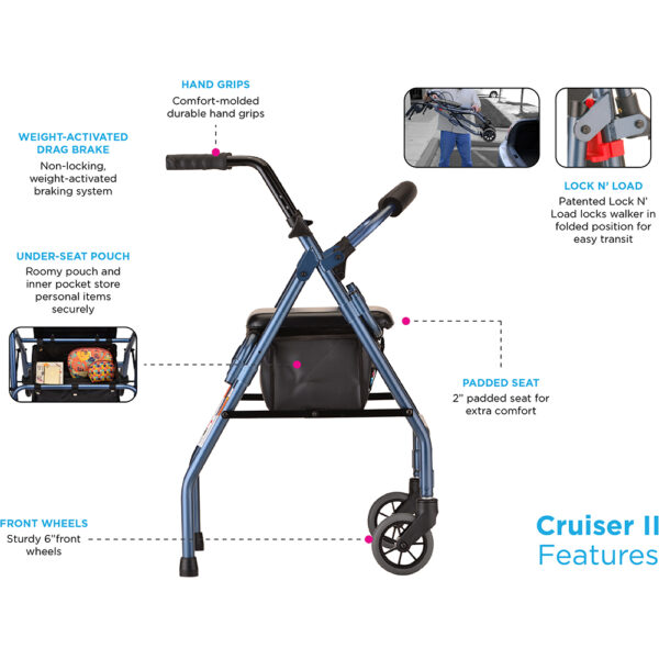 Nova Cruiser II Rollator