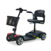 Buzzaround LT 4-Wheel Mobility Scooter with padded seat, four-wheel stability, and a lightweight design for smooth indoor and outdoor use.