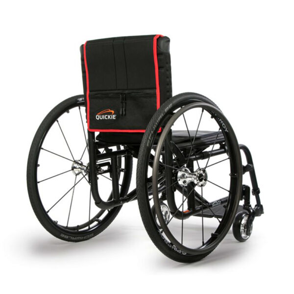 Quickie 2 Ultra Lightweight Wheelchair, sleek and customizable design, with black frame, foldable seat, and adjustable components for enhanced comfort and mobility.
