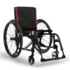 Quickie 2 Ultra Lightweight Wheelchair, sleek and customizable design, with black frame, foldable seat, and adjustable components for enhanced comfort and mobility.