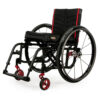 Quickie 2 Ultra Lightweight Wheelchair, sleek and customizable design, with black frame, foldable seat, and adjustable components for enhanced comfort and mobility.