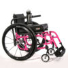 Quickie 2 Ultra Lightweight Wheelchair, sleek and customizable design, with black frame, foldable seat, and adjustable components for enhanced comfort and mobility.
