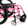 Quickie 2 Ultra Lightweight Wheelchair, sleek and customizable design, with black frame, foldable seat, and adjustable components for enhanced comfort and mobility.