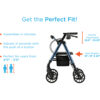 Nova STAR 8 Petite Rollator