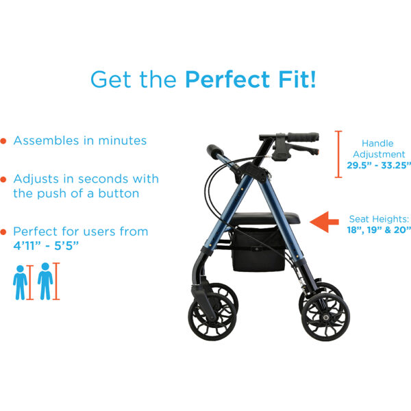 Nova STAR 8 Petite Rollator