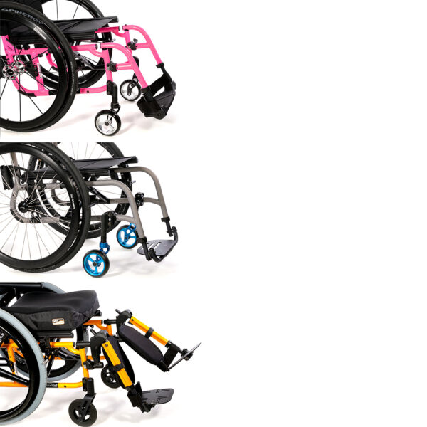 Quickie 2 Ultra Lightweight Folding Manual Wheelchair with customizable seat dimensions, modular design, and durable aluminum frame for optimal performance.