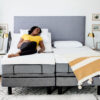 Golden Passport Bed 5 Golden Passport Hi-Low Adjustable Bed with customizable height and mattress options, shown with head and foot sections raised.